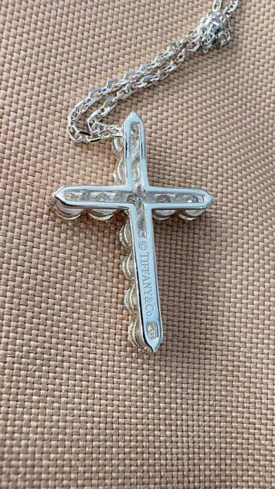 Кулон крест Tiffany
