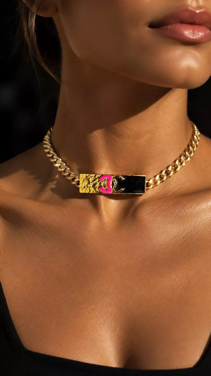 Колье чокер Chanel